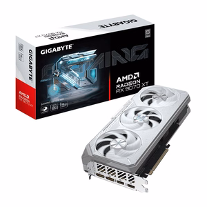 GIGABYTE Radeon RX 9070 XT GAMING OC ICE 16G Videokaart - 16GB GDDR6, 256bit, PCI-E 5.0, 3060 MHz Core Clock, 2 x DisplayPort, 2 x HDMI, GV-R907XGAMINGOCICE-16GD