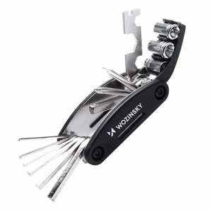 Wozinsky WWZ-01N 16-in-1 Multifunctional Bicycle Repair Tool Set - Black
