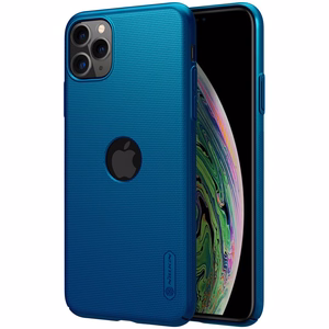 Nillkin Super Frosted Shield ümbris seadmele Apple iPhone 11 Pro Max, logoavaga, paabulinnusinine