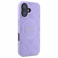 Guess Saffiano Peony Classic Logo MagSafena iPhone 16 Plus Ümbris - lilla