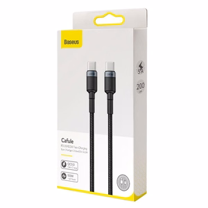 USB cable Baseus Cafule PD100W Type-C 2.0m hall-must CATKLF-ALG1