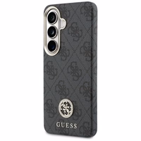 Guess ümbris 4G Rhinestone Round Logo MagSafe for Samsung Galaxy S26 must