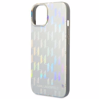 Karl Lagerfeld KLHCP14MLGMMSV3 iPhone 14 Plus 6.7 "hardcase hõbedane / hõbedane Monogram Iridescent