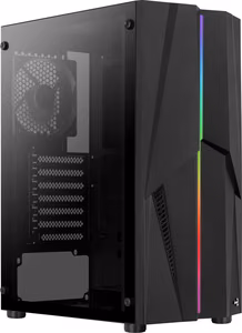 Aerocool Mecha Midi Tower must arvutikorpus