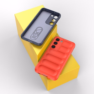 Magic Shield Ümbris jaoks Samsung Galaxy S23+ flexible armored cover punane