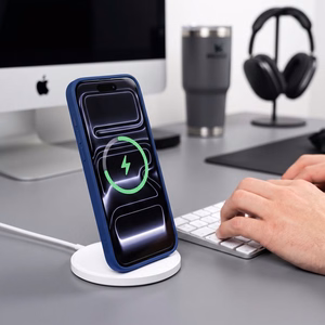 Tech-Protect MagOne MagSafe CC ümbris 2 karastatud klaasiga mudelitele iPhone 18 Pro Max / 17 Pro Max, läbipaistev tumesinine