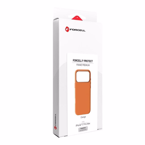 Forcell F-Protect Frame Premium чехол для iPhone 17 Pro Max совместим с MagSafe оранжевый