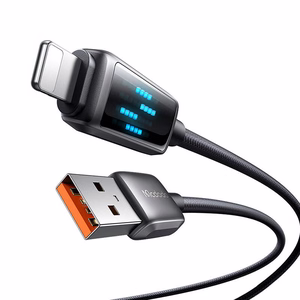 Mcdodo CA-5250 USB-A to Lightning kaabel, LED display, 1.2m