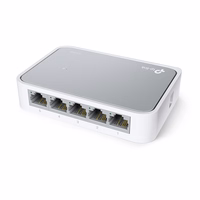 TP-Link TL-SF1005D Managed Fast Ethernet (10/100) valge