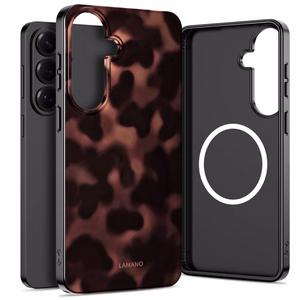 Tech-Protect Lamano MagSafe Ümbris for Samsung Galaxy S26 - pruun and must