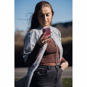 Ümbris jaoks iPhone 16 PLUS Forcell F-Protect Mirage compatible with Magsafe Military Drop-Test roosa marble