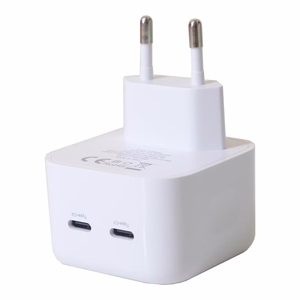 WALL CHARGER MX THUNDER PD 35W, 2xUSB-C WHITE