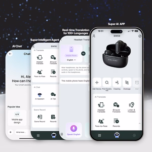 Blavec Bluetooth TWS Kõrvaklapid BW-08 Speak AI valge