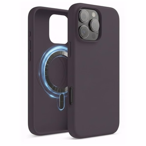 Telefoni ümbris „TM MagSafe Silicone“ iPhone 14 jaoks / Elderberry /