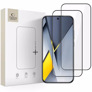 Tech-Protect Glass Fit+ 2-pack jaoks Xiaomi Poco F8 Pro - must