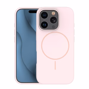Silicone Thin Mag чехол iPhone 14 Pro 6,1" светло-розовый