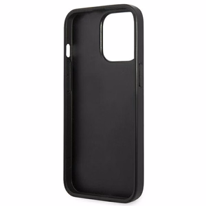 Karl Lagerfeld Saffiano Plaque Ümbris jaoks iPhone 13 Pro Max 6.7" - hõbedane