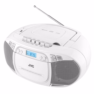 JVC RC-E451W kaasaskantav CD-mängija, valge