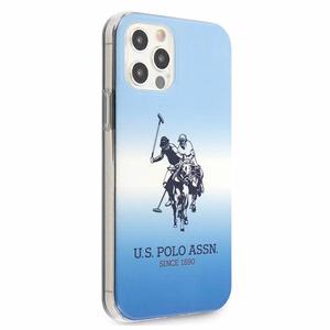 US Polo USHCP12MPCDGBL Gradient Collection ümbris seadmele iPhone 12 / 12 Pro 6.1", sinine