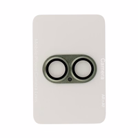 Tempered klaas Tel Protect 95% AR+AF Full Metal kaamera kaitse on camera for Iphone 17 roheline (camera island)