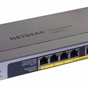 Netgear GS108PP – halduseta gigabitine Etherneti võrgulüliti PoE-toega, must