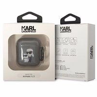 Karl Lagerfeld KLA2HNKCTGK Airpods 1/2 cover must/must Gliter Karl&Choupette