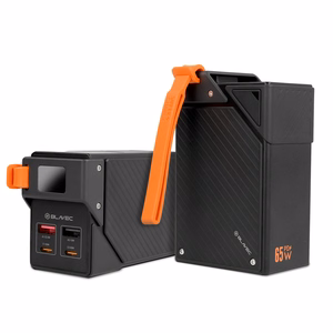 Blavec BJ-50 Tytan akupank, 30 000 mAh, 65 W, 2× USB-C + 2× USB-A (PBBJ50B), must