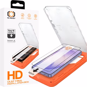 Tel Protect Dust-Free Easy Fit HD Titan закаленное стекло для Samsung Galaxy S26 Plus черное (с разблокировкой по отпечатку пальца)