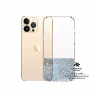 PanzerGlass ClearCase antibacterial Military Grade certified ümbris jaoks iPhone 13 Pro Max - läbipaistev