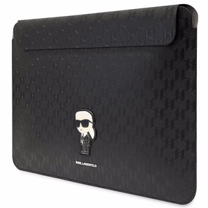 Karl Lagerfeld Saffiano Monogram Ikonik ümbris jaoks a 16" laptop - must