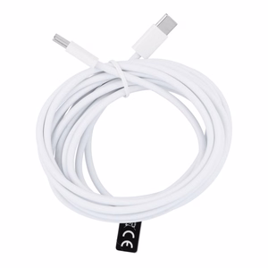 Kaabel Type C to Type C PD QC3.0 3A 30W HD26 BOX 3 m valge