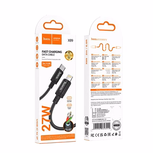 Kaabel USB C to Lightning Hoco PD 27W 2 m X89 must
