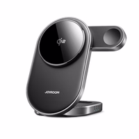 Joyroom JR-W17 Qi 3-in-1 Wireless Inductive Laadija - must