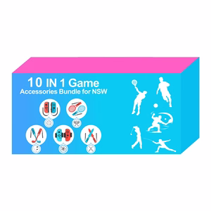 Nintendo Lüliti Spordi 10-in-1 Family Accessory Pakk - punane and sinine
