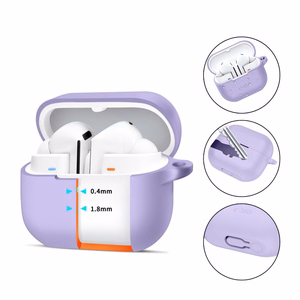 Tech-Protect Silicone Hook Ümbris jaoks Samsung Galaxy Buds 3 / 3 FE / 3 Pro - Purple