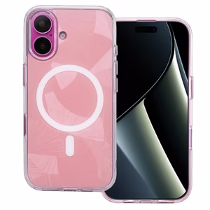 Flash Mag ümbris for iPhone 16 6,1" roosa