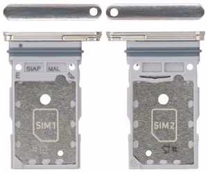 SIM-kaardi hoidja Samsung S911/S916 S23/S23 Plus Dual Cream originaal (kasutatud A klass)