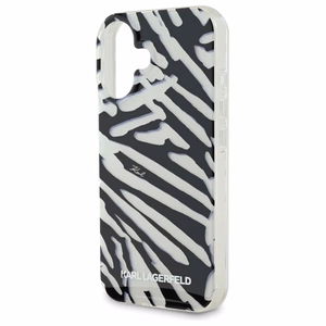 Karl Lagerfeld IML Zebra Pattern & Cord iPhone 16 Ümbris - must