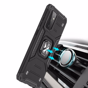Wozinsky Ring Armor Case с подставкой прочный защищённый чехол для Samsung Galaxy A72 4G синий