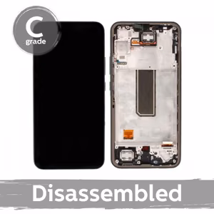 LCD ekraan ühilduv Samsung A346 A34 5G raamiga / Lime / (8/10 kasutatud)
