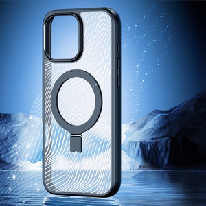 Dux Ducis Aimo Mag Ümbris with MagSafe and Stand jaoks iPhone 16 Pro Max - must