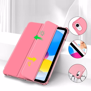 Tech-Protect SC Pen гибридный Чехол для iPad 10 / 2022 - розовый - прозрачный