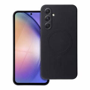 Чехол для Samsung A54 силиконовый Mag Cover совместимый с MagSafe чёрный