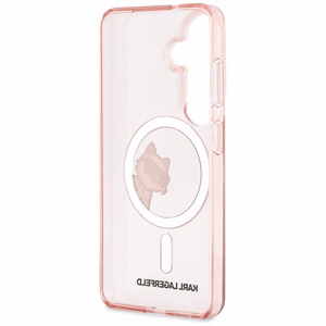 Karl Lagerfeld IML Peekaboo Choupette MagSafe Ümbris for Samsung Galaxy S26 - roosa