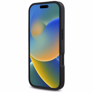 Karl Lagerfeld HC Grained PU Cardslot Metal Signature iPhone 16 Pro Ümbris - must