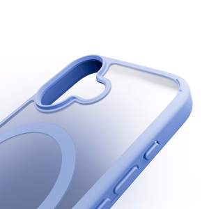 Puro Gradient TPU Ümbris Compatible with MagSafe jaoks iPhone 17 - Sinine