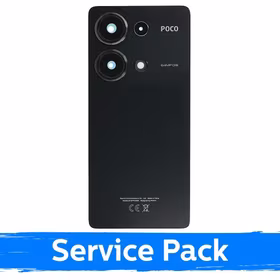 Tagakaas ühilduv Xiaomi Poco M6 Pro 4G / must / (Service Pack)