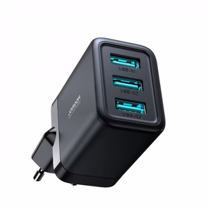 Laadija Joyroom JR-TCN02 must 17W (3xUSB)