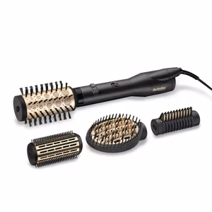 BaByliss Big Hair Luxe AS970E – kuumaõhu-soenguhari, 3 kuumusastet, 650 W, must/kuldne