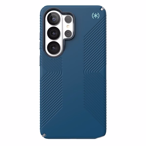 Speck Presidio2 Grip Magnet - Samsung Galaxy S26 Ultra MagSafe чехол (Deep Sea/Silver Metallic/Spell Blue)